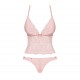 Obsessive Delicanta top & panties pink
